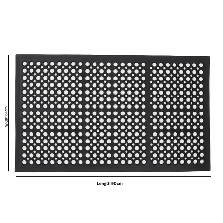 Black Rubber Anti-Fatigue Mat - 60 x 90 cm - Al Kabayel Discount CentreBlack Rubber Anti-Fatigue Mat - 60 x 90 cmMats Carpets & RugsAKDCAl Kabayel Discount Centre