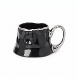 Black & Silver Ceramic Mug — 300ml - Al Kabayel Discount CentreBlack & Silver Ceramic Mug — 300mlMugsAKDCAl Kabayel Discount Centre