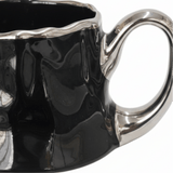 Black & Silver Ceramic Mug — 300ml - Al Kabayel Discount CentreBlack & Silver Ceramic Mug — 300mlMugsAKDCAl Kabayel Discount Centre