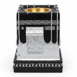Black & Silver Chalk Kaaba Replica Incense Burner | Luxury Arabic Home Décor | 15×10cm - Al Kabayel Discount CentreBlack & Silver Chalk Kaaba Replica Incense Burner | Luxury Arabic Home Décor | 15×10cmIncense BurnerAKDCAl Kabayel Discount Centre