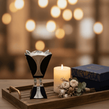 Black & Silver Metal Incense Burner — 21×12 cm - Al Kabayel Discount CentreBlack & Silver Metal Incense Burner — 21×12 cmIncense burnerAKDCAl Kabayel Discount Centre