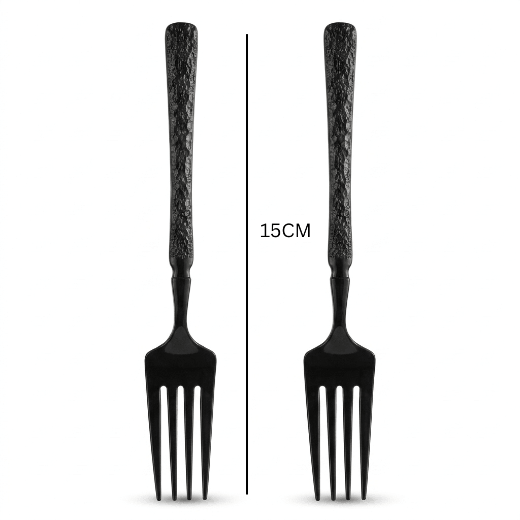 Black Stainless Steel Forks Set of 6 - 15cm - Al Kabayel Discount CentreBlack Stainless Steel Forks Set of 6 - 15cmForkAKDCAl Kabayel Discount Centre