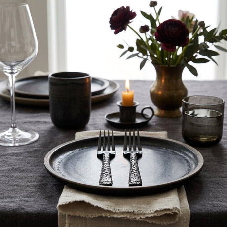 Black Stainless Steel Forks Set of 6 - 15cm - Al Kabayel Discount CentreBlack Stainless Steel Forks Set of 6 - 15cmForkAKDCAl Kabayel Discount Centre