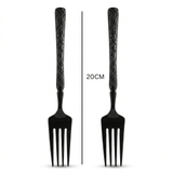Black Stainless Steel Forks Set of 6 - 20cm - Al Kabayel Discount CentreBlack Stainless Steel Forks Set of 6 - 20cmForkAKDCAl Kabayel Discount Centre