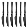 Black Stainless Steel Knife Set of 6 - 23cm - Al Kabayel Discount CentreBlack Stainless Steel Knife Set of 6 - 23cmKnife & Knife SetsAKDCAl Kabayel Discount Centre