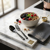 Black Stainless Steel Spoon Set of 6 - 15cm - Al Kabayel Discount CentreBlack Stainless Steel Spoon Set of 6 - 15cmSpoonsAKDCAl Kabayel Discount Centre