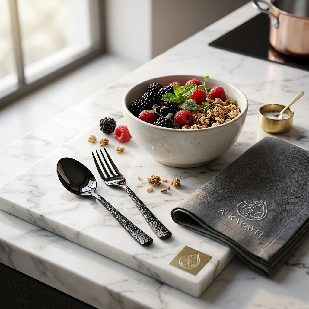 Black Stainless Steel Spoon Set of 6 - 20cm - Al Kabayel Discount CentreBlack Stainless Steel Spoon Set of 6 - 20cmSpoonsAKDCAl Kabayel Discount Centre