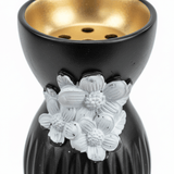 Black & White Chalk Incense Burner - 10×6cm - Al Kabayel Discount CentreBlack & White Chalk Incense Burner - 10×6cmIncense BurnersAKDCAl Kabayel Discount Centre