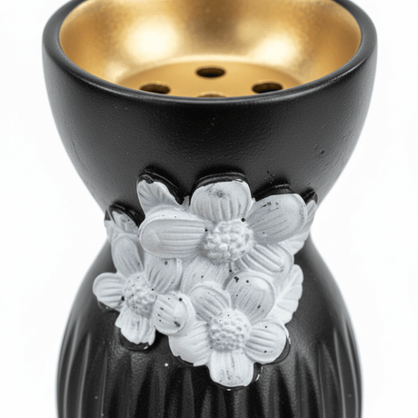 Black & White Chalk Incense Burner - 10×6cm - Al Kabayel Discount CentreBlack & White Chalk Incense Burner - 10×6cmIncense BurnersAKDCAl Kabayel Discount Centre