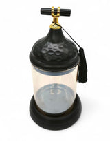 Black Wooden Texture Glass Canister With Lid 18Cm - Al Kabayel Discount CentreBlack Wooden Texture Glass Canister With Lid 18CmHome Décor AccentsAKDCAl Kabayel Discount Centre