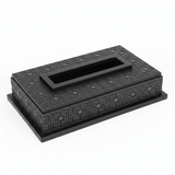 Black Wooden Tissue Box — Islamic Geometric Pattern | 23×12 cm - Al Kabayel Discount CentreBlack Wooden Tissue Box — Islamic Geometric Pattern | 23×12 cmNapkin Holders & Tissue BoxAKDCAl Kabayel Discount Centre