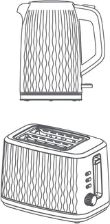 BLACK+DECKER 1.7L Kettle & 7 - Level Browning Control Toaster - Ideal for Hot Beverages, Soups, Cooking - Defrost, Reheat, Cancel Buttons - LED Indicator - Wide Slots - Concealed Coil - Black - MBF90 - B5 - Al Kabayel Discount CentreBLACK+DECKER 1.7L Kettle & 7 - Level Browning Control Toaster - Ideal for Hot Beverages, Soups, Cooking - Defrost, Reheat, Cancel Buttons - LED Indicator - Wide Slots - Concealed Coil - Black - MBF90 - B5ToastersBLACK & DECKERAl Kabayel Discount Centre