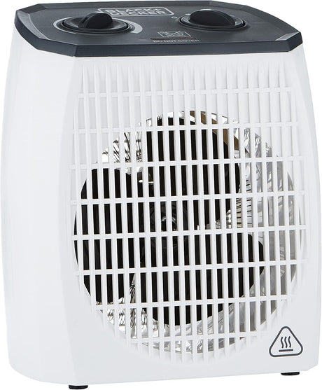 Black+Decker 2000W Vertical Fan Heater, White, 1.44 Kg, Hx310"Min - Al Kabayel Discount CentreBlack+Decker 2000W Vertical Fan Heater, White, 1.44 Kg, Hx310"MinFans/HeatersBLACK & DECKERAl Kabayel Discount Centre