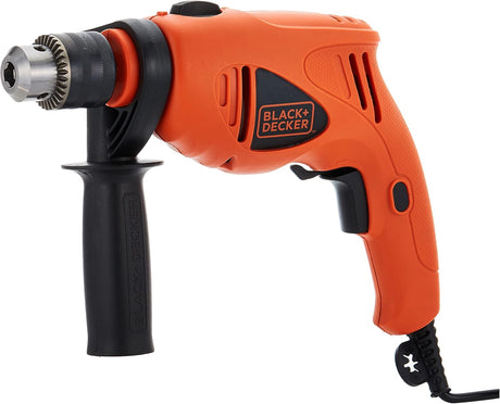 Black+Decker 550W 13mm VSR Hammer Drill with Keyed Chuck, Variable Speed, HD5513V - B5 - Al Kabayel Discount CentreBlack+Decker 550W 13mm VSR Hammer Drill with Keyed Chuck, Variable Speed, HD5513V - B5ToolsBLACK+DECKERAl Kabayel Discount Centre