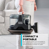 BLACK+DECKER 600W Multisurface Spot Cleaner for Carpet, Sofa, Upholstery, Stairs & Car Interior | Stain Remover with Dual Tank System, 5 Attachments, Cleaning Solution, Black | BHSC600C - B5 - Al Kabayel Discount CentreBLACK+DECKER 600W Multisurface Spot Cleaner for Carpet, Sofa, Upholstery, Stairs & Car Interior | Stain Remover with Dual Tank System, 5 Attachments, Cleaning Solution, Black | BHSC600C - B5Vacuum CleanersBLACK & DECKERAl Kabayel Discount Centre