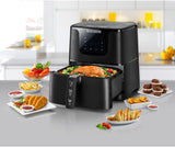 BLACK+DECKER Air Fryer 7 Preset Programs Digital Control Panel 1700W 5.8L Black AF700 - B5 - Al Kabayel Discount CentreBLACK+DECKER Air Fryer 7 Preset Programs Digital Control Panel 1700W 5.8L Black AF700 - B5Food & Drink AppliancesBLACK+DECKERAl Kabayel Discount Centre