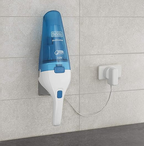 BLACK+DECKER Cordless Wet & Dry Dustbuster Handheld Vacuum, White/Blue - WDC115WA - B5 - Al Kabayel Discount CentreBLACK+DECKER Cordless Wet & Dry Dustbuster Handheld Vacuum, White/Blue - WDC115WA - B5Vacuum CleanersBLACK+DECKERAl Kabayel Discount Centre