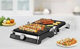 BLACK+DECKER Family Health Grill with 180° Hinge, 2000W, 1500cm² BBQ Area, 5 - Level Height Adjustment, Variable Temperature Control, Removable Drip Tray, Cool - Touch Handle, Black/Silver - CG2000 - B5 - Al Kabayel Discount CentreBLACK+DECKER Family Health Grill with 180° Hinge, 2000W, 1500cm² BBQ Area, 5 - Level Height Adjustment, Variable Temperature Control, Removable Drip Tray, Cool - Touch Handle, Black/Silver - CG2000 - B5Electric Griddles & GrillsBLACK & DECKERAl Kabayel Discount Centre