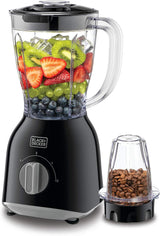 Black+Decker - Grinder Mill, 400W, 2 x 1.0L Blender Jars,2 - Speed + Pulse Control, Detachable Blades + Extra Jar - Al Kabayel Discount CentreBlack+Decker - Grinder Mill, 400W, 2 x 1.0L Blender Jars,2 - Speed + Pulse Control, Detachable Blades + Extra JarFood & Drink AppliancesBLACK+DECKERAl Kabayel Discount Centre