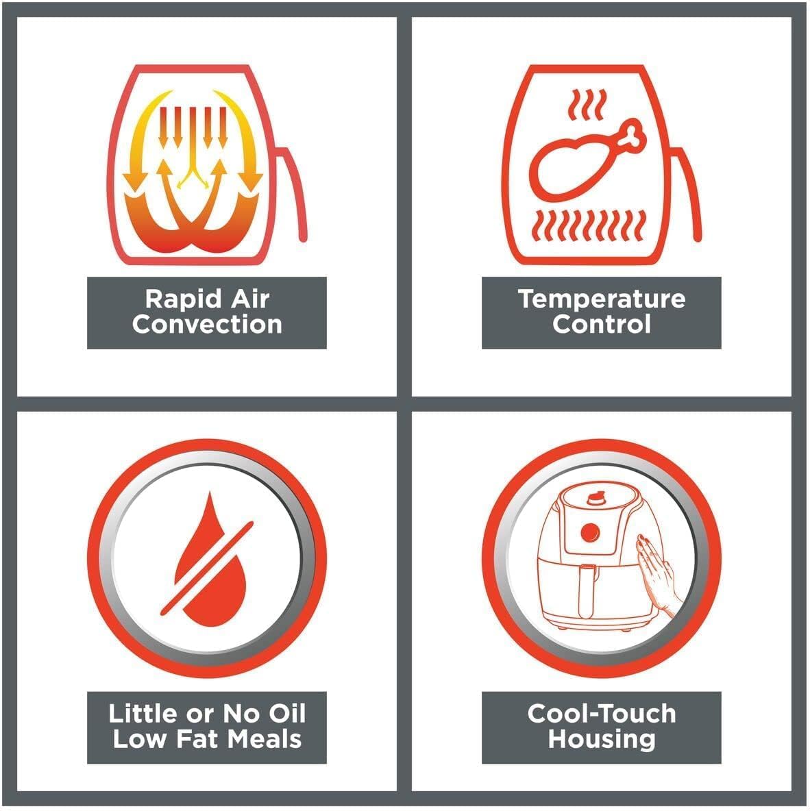 BLACK+DECKER XL Air Fryer 1800W 7L/1.5Kg Capacity With Rapid Hot Air Circulation For Frying, Grilling, Broiling, Roasting, and Baking AF575 - B5 - Al Kabayel Discount CentreBLACK+DECKER XL Air Fryer 1800W 7L/1.5Kg Capacity With Rapid Hot Air Circulation For Frying, Grilling, Broiling, Roasting, and Baking AF575 - B5Air FryersBLACK & DECKERAl Kabayel Discount Centre