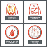 BLACK+DECKER XL Air Fryer 1800W 7L/1.5Kg Capacity With Rapid Hot Air Circulation For Frying, Grilling, Broiling, Roasting, and Baking AF575 - B5 - Al Kabayel Discount CentreBLACK+DECKER XL Air Fryer 1800W 7L/1.5Kg Capacity With Rapid Hot Air Circulation For Frying, Grilling, Broiling, Roasting, and Baking AF575 - B5Air FryersBLACK & DECKERAl Kabayel Discount Centre