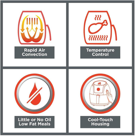 BLACK+DECKER XL Air Fryer 1800W 7L/1.5Kg Capacity With Rapid Hot Air Circulation For Frying, Grilling, Broiling, Roasting, and Baking AF575 - B5 - Al Kabayel Discount CentreBLACK+DECKER XL Air Fryer 1800W 7L/1.5Kg Capacity With Rapid Hot Air Circulation For Frying, Grilling, Broiling, Roasting, and Baking AF575 - B5Air FryersBLACK & DECKERAl Kabayel Discount Centre