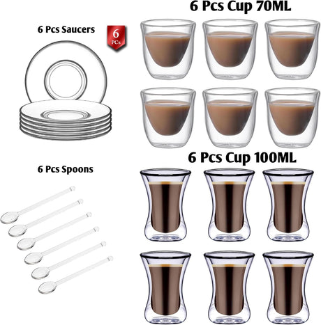 BLACKSTONE 24pcs Tea Set (6pcs Cawa Cup - 70ml, 6pcs Cup - 100ml, 6pcs Saucer, 6pcs Stirrer) - Al Kabayel Discount CentreBLACKSTONE 24pcs Tea Set (6pcs Cawa Cup - 70ml, 6pcs Cup - 100ml, 6pcs Saucer, 6pcs Stirrer)Tea SetsBLACKSTONEAl Kabayel Discount Centre