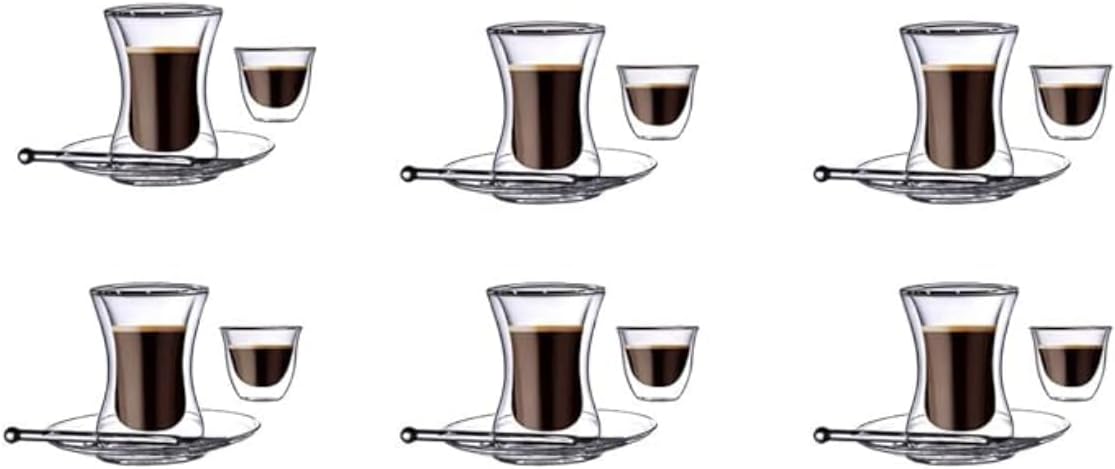 BLACKSTONE 24pcs Tea Set (6pcs Cawa Cup - 70ml, 6pcs Cup - 100ml, 6pcs Saucer, 6pcs Stirrer) - Al Kabayel Discount CentreBLACKSTONE 24pcs Tea Set (6pcs Cawa Cup - 70ml, 6pcs Cup - 100ml, 6pcs Saucer, 6pcs Stirrer)Tea SetsBLACKSTONEAl Kabayel Discount Centre