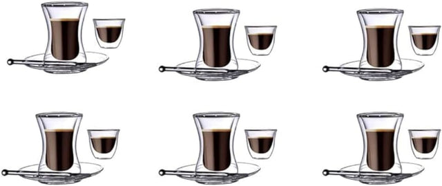 BLACKSTONE 24pcs Tea Set (6pcs Cawa Cup - 70ml, 6pcs Cup - 100ml, 6pcs Saucer, 6pcs Stirrer) - Al Kabayel Discount CentreBLACKSTONE 24pcs Tea Set (6pcs Cawa Cup - 70ml, 6pcs Cup - 100ml, 6pcs Saucer, 6pcs Stirrer)Tea SetsBLACKSTONEAl Kabayel Discount Centre