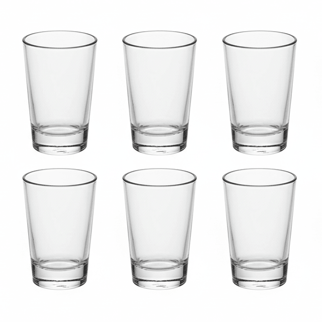 Blidamini 120ml Tall Glass Tumblers for Juice, Water & Soft Drinks – Durable Glass Set of 6 - Al Kabayel Discount CentreBlidamini 120ml Tall Glass Tumblers for Juice, Water & Soft Drinks – Durable Glass Set of 6TumblersBLIDAMINIAl Kabayel Discount Centre