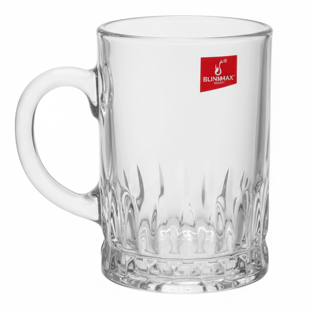 Blinkmax Classic Elegant Beer Glass Mug Clear Finish – 350 ml - Al Kabayel Discount CentreBlinkmax Classic Elegant Beer Glass Mug Clear Finish – 350 mlMugsBLINKMAXAl Kabayel Discount Centre