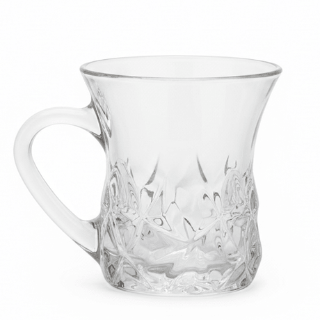 Blinkmax Crystal Cut Glass Tea Mug with Handle, Premium Decorative Finish 160ml - Al Kabayel Discount CentreBlinkmax Crystal Cut Glass Tea Mug with Handle, Premium Decorative Finish 160mlMugsBLINKMAXAl Kabayel Discount Centre