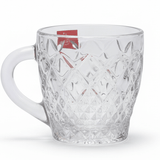 Blinkmax Diamond Cut Glass Mug with Handle, Premium Textured Finish 185ml - Al Kabayel Discount CentreBlinkmax Diamond Cut Glass Mug with Handle, Premium Textured Finish 185mlMugsBLINKMAXAl Kabayel Discount Centre