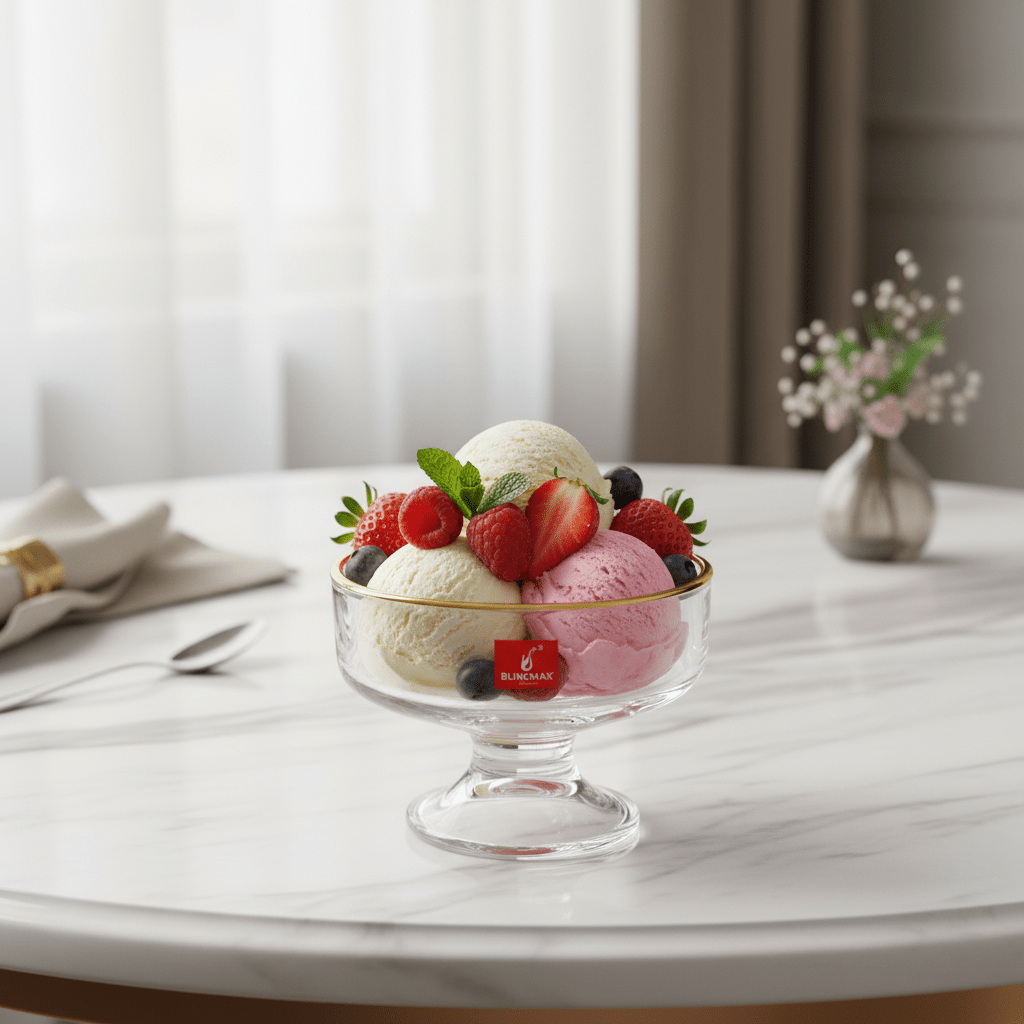 Blinkmax Ice Cream Dessert Cup 205 ml Premium Serving Glass - Al Kabayel Discount CentreBlinkmax Ice Cream Dessert Cup 205 ml Premium Serving GlassTumblersBLINKMAXAl Kabayel Discount Centre