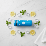 Blue and white stainless steel vacuum bottle 320ml - Al Kabayel Discount CentreBlue and white stainless steel vacuum bottle 320mlWater bottlesAKDCAl Kabayel Discount Centre