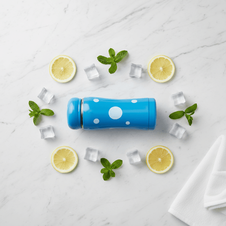 Blue and white stainless steel vacuum bottle 320ml - Al Kabayel Discount CentreBlue and white stainless steel vacuum bottle 320mlWater bottlesAKDCAl Kabayel Discount Centre