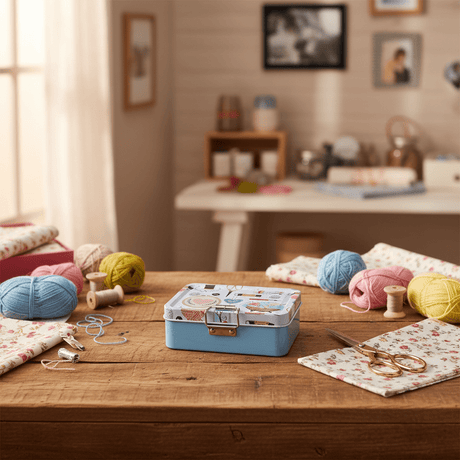 Blue Craft Tin Box – Decorative Metal Storage Case | 12.5 × 9 cm - Al Kabayel Discount CentreBlue Craft Tin Box – Decorative Metal Storage Case | 12.5 × 9 cmJars & Food SaversAKDCAl Kabayel Discount Centre
