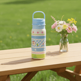 Blue & Cream Decorative Metal Water Bottle for Daily Hydration – 500 ml - Al Kabayel Discount CentreBlue & Cream Decorative Metal Water Bottle for Daily Hydration – 500 mlWater BottlesAKDCAl Kabayel Discount Centre