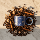 Blue Crescent Ceramic Mug 380ml | Elegant Ring Handle | Artisan Coffee & Tea Mug - Al Kabayel Discount CentreBlue Crescent Ceramic Mug 380ml | Elegant Ring Handle | Artisan Coffee & Tea MugMugsAKDCAl Kabayel Discount Centre