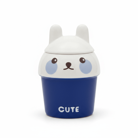 Blue & White Ceramic Mug with Lid – 300ml - Al Kabayel Discount CentreBlue & White Ceramic Mug with Lid – 300mlMugsAKDCAl Kabayel Discount Centre