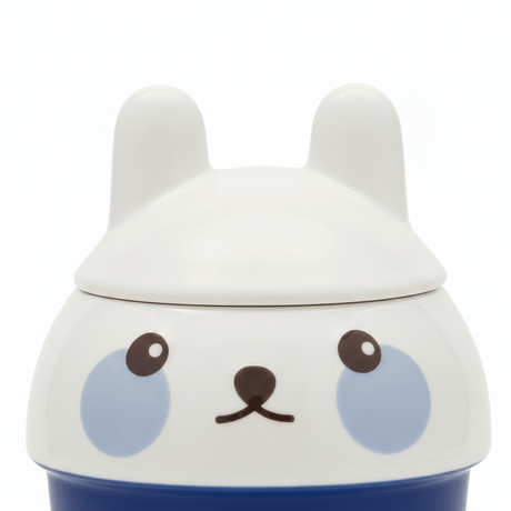Blue & White Ceramic Mug with Lid – 300ml - Al Kabayel Discount CentreBlue & White Ceramic Mug with Lid – 300mlMugsAKDCAl Kabayel Discount Centre