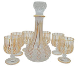Bohemia 7pcs Drinkware Sets, 1000ml Bottle - 1pc, 250ml Cup - 6pcs, Gold, TRC - 17107 - Al Kabayel Discount CentreBohemia 7pcs Drinkware Sets, 1000ml Bottle - 1pc, 250ml Cup - 6pcs, Gold, TRC - 17107Drinkware SetsBOHEMIAAl Kabayel Discount Centre