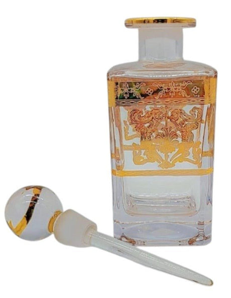 Bohemia Glass Round Perfume Bottle 250ml, Gold Floral Pattern, TRC - 17342 - Al Kabayel Discount CentreBohemia Glass Round Perfume Bottle 250ml, Gold Floral Pattern, TRC - 17342Home Décor AccentsBOHEMIAAl Kabayel Discount Centre