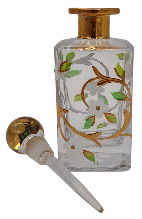 Bohemia Glass Square Perfume Bottle 150ml, Floral Pattern, TRC - 17250 - Al Kabayel Discount CentreBohemia Glass Square Perfume Bottle 150ml, Floral Pattern, TRC - 17250Home Décor AccentsBOHEMIAAl Kabayel Discount Centre