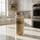 Bormioli Rocco Diamond Cut Glass Storage Jar — 700ml | Airtight Lid - Al Kabayel Discount CentreBormioli Rocco Diamond Cut Glass Storage Jar — 700ml | Airtight LidJars & Food SaversBORMIOLIAl Kabayel Discount Centre