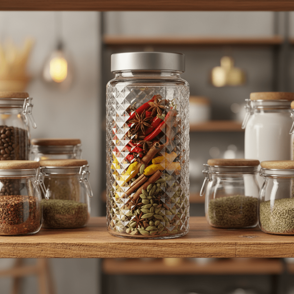 Bormioli Rocco Diamond Cut Glass Storage Jar — 700ml | Airtight Lid - Al Kabayel Discount CentreBormioli Rocco Diamond Cut Glass Storage Jar — 700ml | Airtight LidJars & Food SaversBORMIOLIAl Kabayel Discount Centre