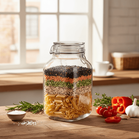 Bormioli Rocco Fido Glass Clip Jar 3 Litre | Airtight Wire Bail Latch | - Al Kabayel Discount CentreBormioli Rocco Fido Glass Clip Jar 3 Litre | Airtight Wire Bail Latch |Jars & Food SaversFIDOAl Kabayel Discount Centre