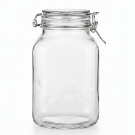 Bormioli Rocco Fido Glass Clip Jar 3 Litre | Airtight Wire Bail Latch | - Al Kabayel Discount CentreBormioli Rocco Fido Glass Clip Jar 3 Litre | Airtight Wire Bail Latch |Jars & Food SaversFIDOAl Kabayel Discount Centre