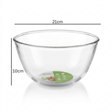 Borosil Glass Mixing Bowl – 21×10 cm – 1.7 Ltr - Al Kabayel Discount CentreBorosil Glass Mixing Bowl – 21×10 cm – 1.7 LtrBowlsBOROSILAl Kabayel Discount Centre
