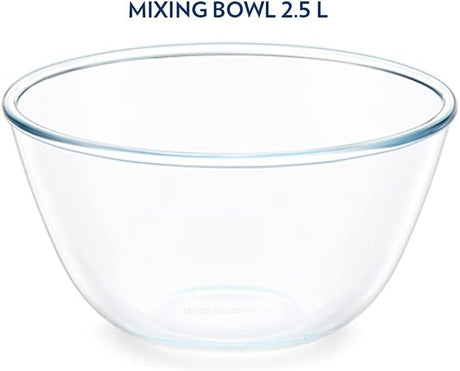 BOROSIL GLASS MIXING BOWL 2.5 Liter - Al Kabayel Discount CentreBOROSIL GLASS MIXING BOWL 2.5 LiterFood ContainersBOROSILAl Kabayel Discount Centre